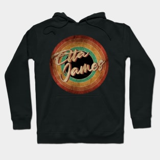 Etta James - Vintage Circle Art Hoodie